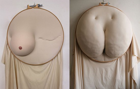 Artista del ricamo: Sally Hewett e l’imperfetta bellezza del corpo