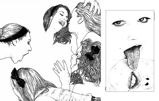 Disegni erotici: intervista esclusiva all’artista Apollonia Saintclair